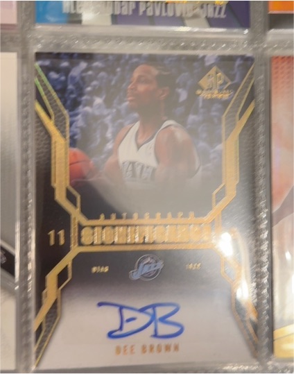 2007-08 SP Game Used Significance #SI-DB Dee Brown — front