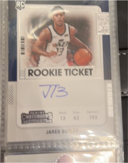 2021 Panini Contenders Rookie Ticket Jared Butler — front