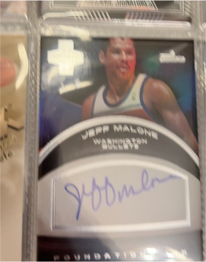 2013-14 Panini Innovation Foundations Ink Jeff Malone — front