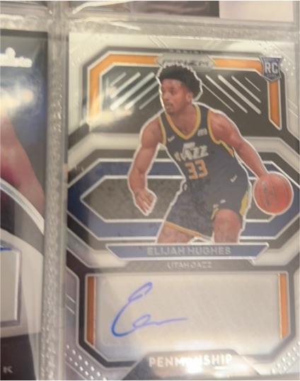 2020-21 Panini Prizm - Rookie Penmanship Elijah Hughes #RP-EHS — front