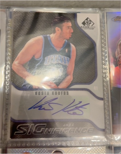 2009-10 SP Game Used Edition #S-KK Kosta Koufos — front