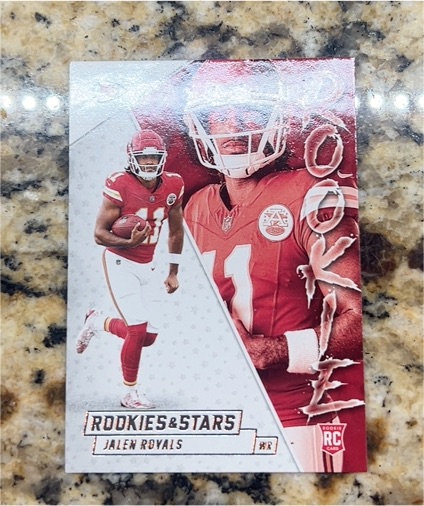 2025 Panini Rookies & Stars #9 Jalen Royals Rookie Exclusive — front