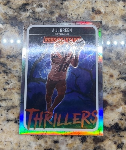 2025 Panini Rookies & Stars Thrillers #9 A.J. Green — front