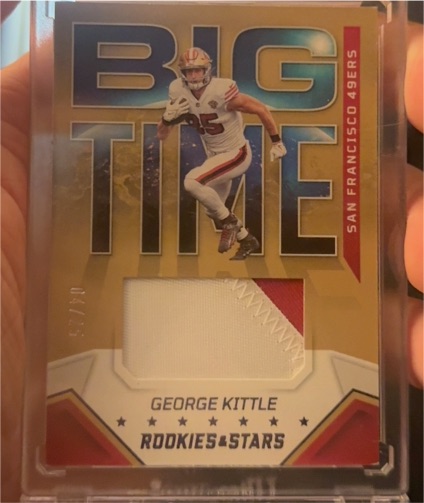 2022 Panini Rookies & Stars Big Time #BT-GK George Kittle — front