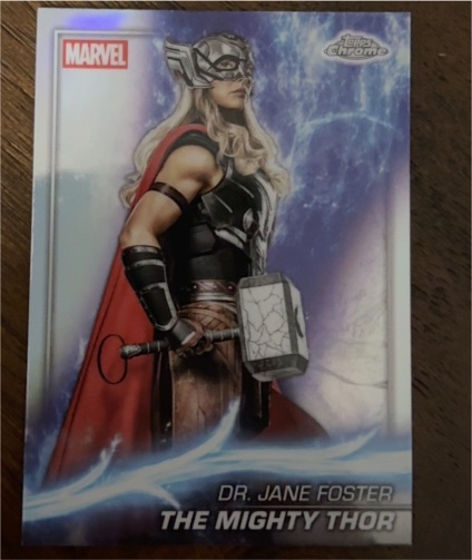 2025 Topps Chrome Marvel Studios #135 Dr. Jane Foster The Mighty Thor — front