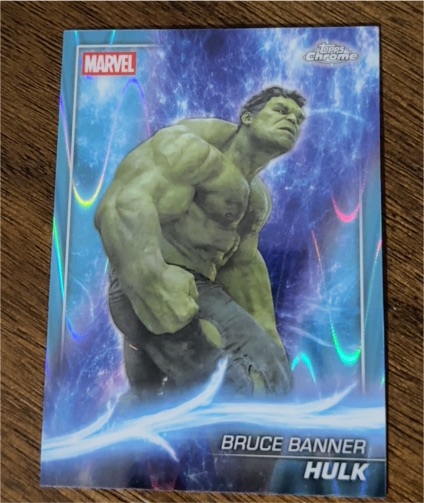2025 Topps Chrome Marvel Studios #27 Bruce Banner Hulk — front