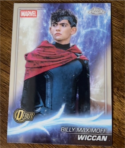 2025 Topps Chrome Marvel Studios #165 Billy Maximoff Wiccan — front