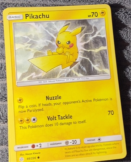 2019 Pokémon Sun & Moon Cosmic Eclipse #66 Pikachu — front