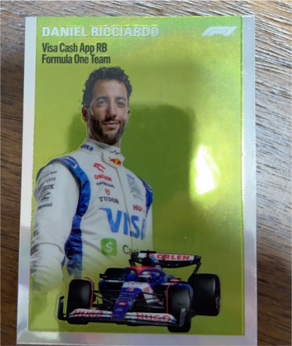 2024 Topps Chrome Formula 1 #1954-18 Daniel Ricciardo — front