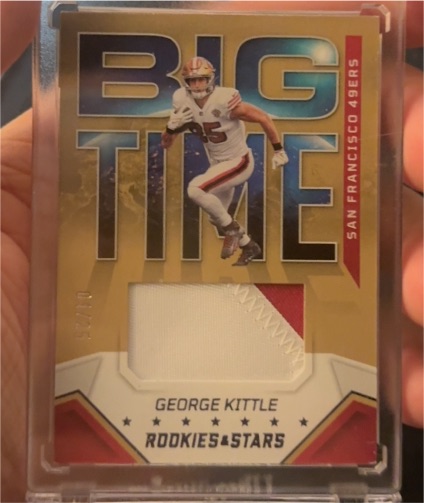 2022 Panini Rookies & Stars #BT-GK George Kittle Big Time Prime #/25 — front