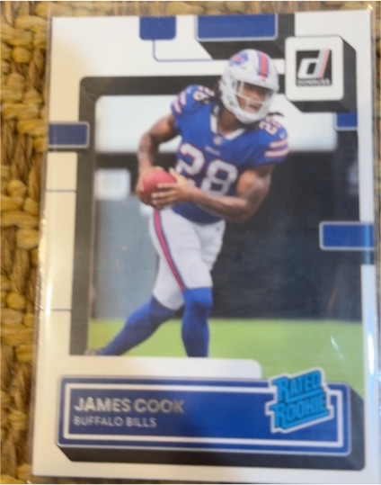 2022 Panini Donruss #315 James Cook Rated Rookie — front