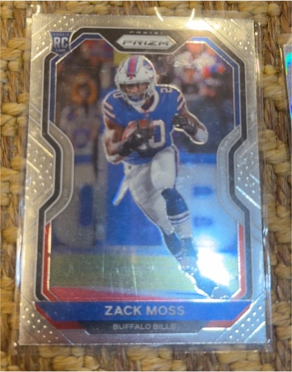 2020 Panini Prizm #311 Zack Moss — front