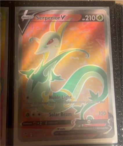 2022 Pokémon TCG Silver Tempest #170 Serperior V — front