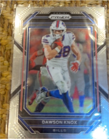 2022 Panini Prizm #33 Dawson Knox — front