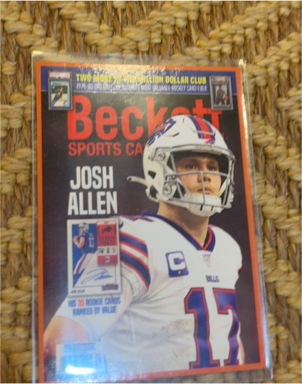 2021 Josh Allen Beckett Sports Card Cover Promo — front