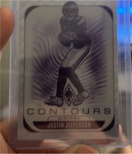 2025 Panini Phoenix #21 Justin Jefferson Contours — front