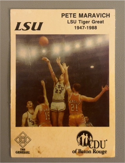 1988 McDag Pete Maravich LSU Tigers — front
