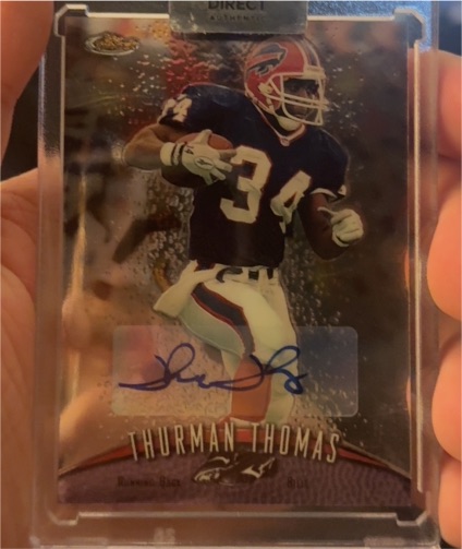 1998 Topps Finest #97 Thurman Thomas — front