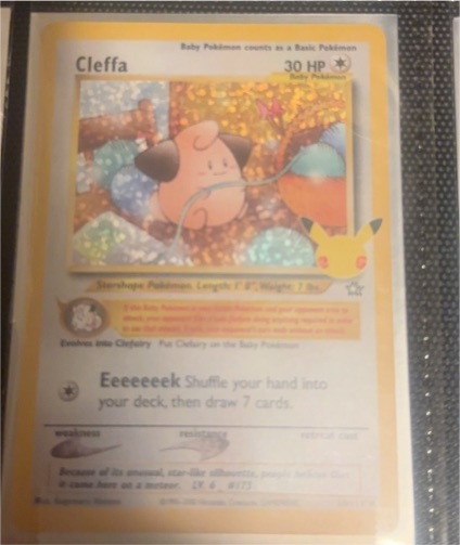 2021 Pokémon Celebrations #20 Cleffa — front