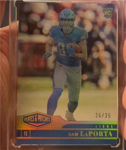 2023 Panini Plates & Patches #170 Sam LaPorta — front