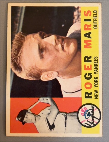 1960 Topps #377 Roger Maris — front