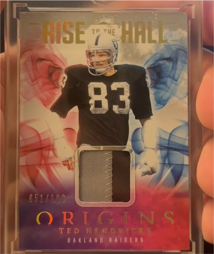 2025 Panini Origins Rise to the Hall #RTH-THE Ted Hendricks — front