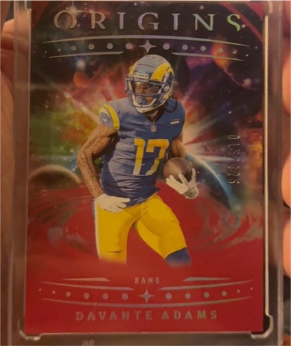 2025 Panini Origins #39 Davante Adams — front