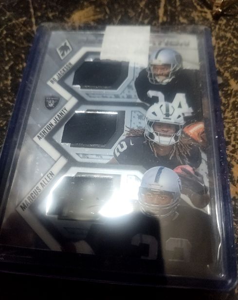 2025 Panini Phoenix Regeneration #Regeneration Bo Jackson/Ashton Jeanty/Marcus Allen — front