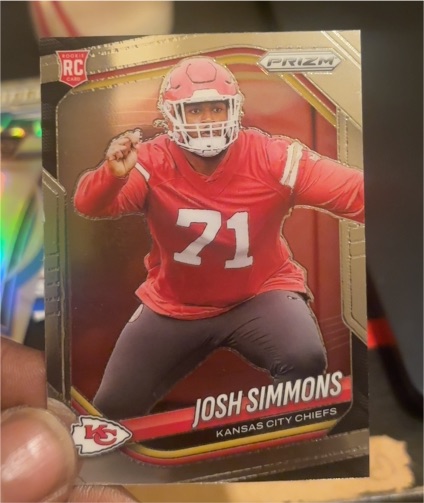 2025 Panini Prizm #337 Josh Simmons — front