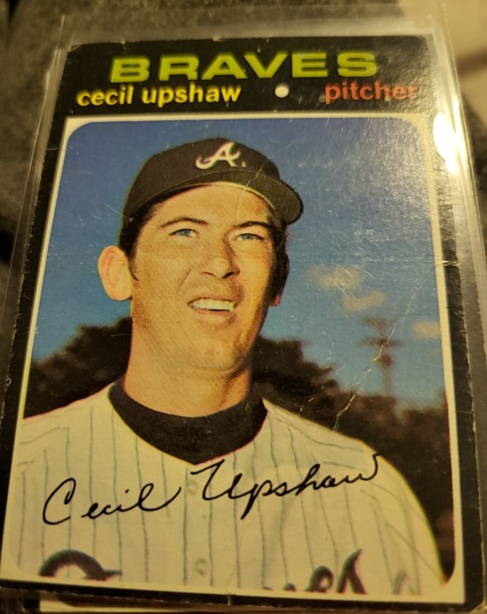 1971 Topps #223 Cecil Upshaw — front