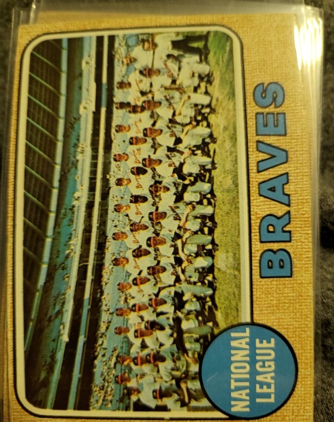 1968 Topps #221 Atlanta Braves Team — front