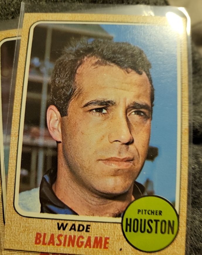 1968 Topps #507 Wade Blasingame Houston Astros — front