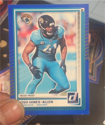 2025 Donruss #252 Josh Hines-Allen — front