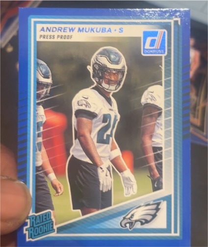 2025 Donruss #380 Andrew Mukuba — front