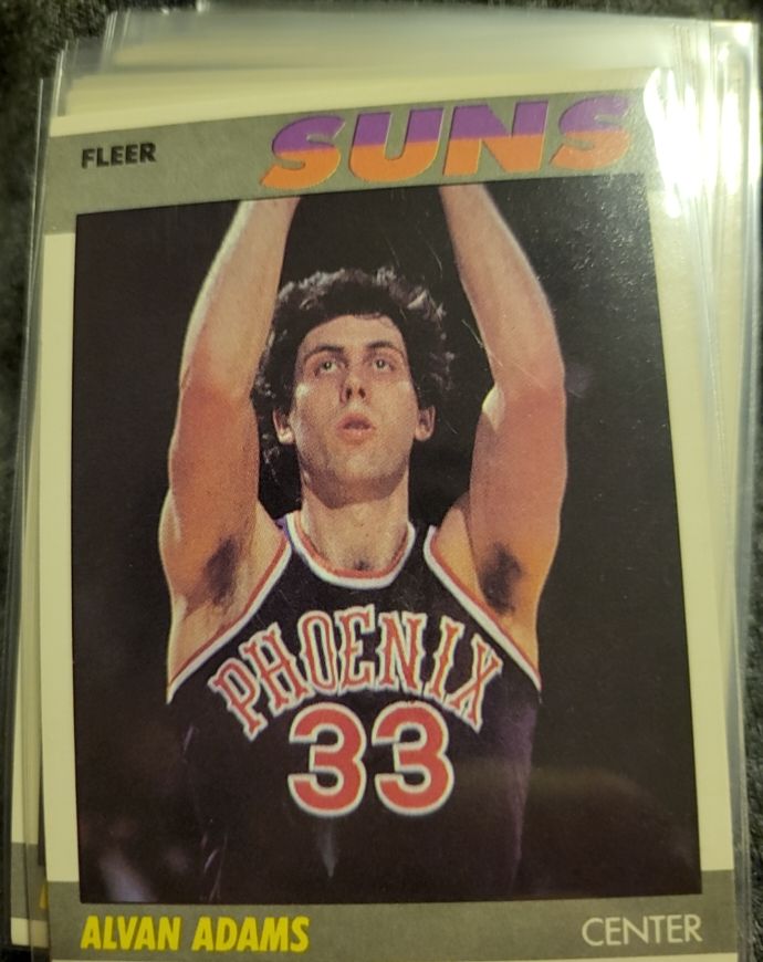 1987-88 Fleer #2 Alvan Adams — front