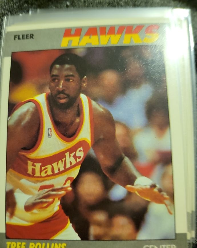 1987 Fleer #94 Tree Rollins — front
