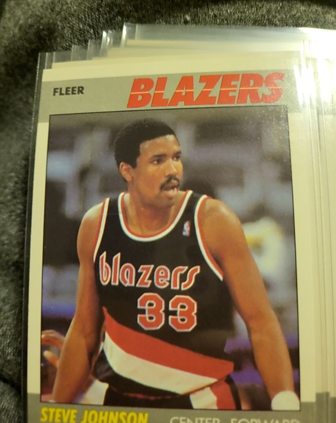 1987-88 Fleer #57 Steve Johnson — front