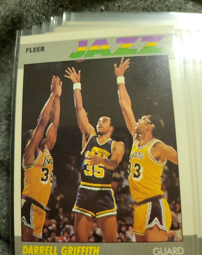 1987 Fleer #46 Darrell Griffith — front