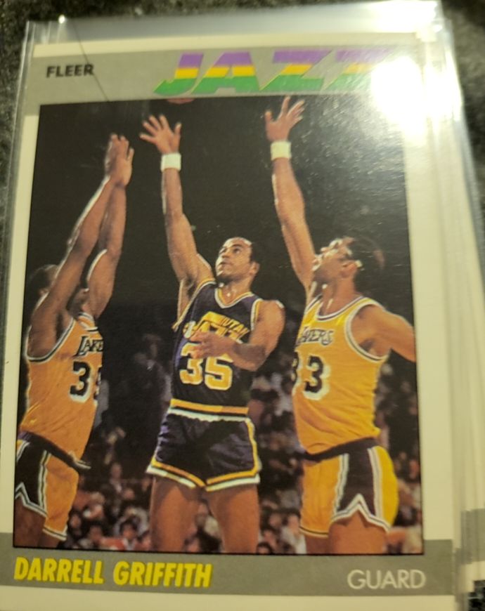 1987-88 Fleer #46 Darrell Griffith — front