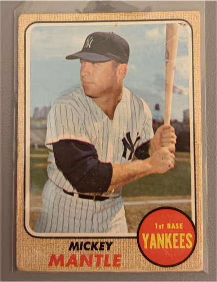 1968 Topps #280 Mickey Mantle — front