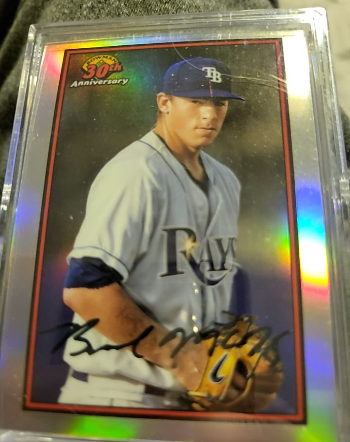 2019 Bowman Chrome 30th Anniversary #B30-BM Brendan McKay — front