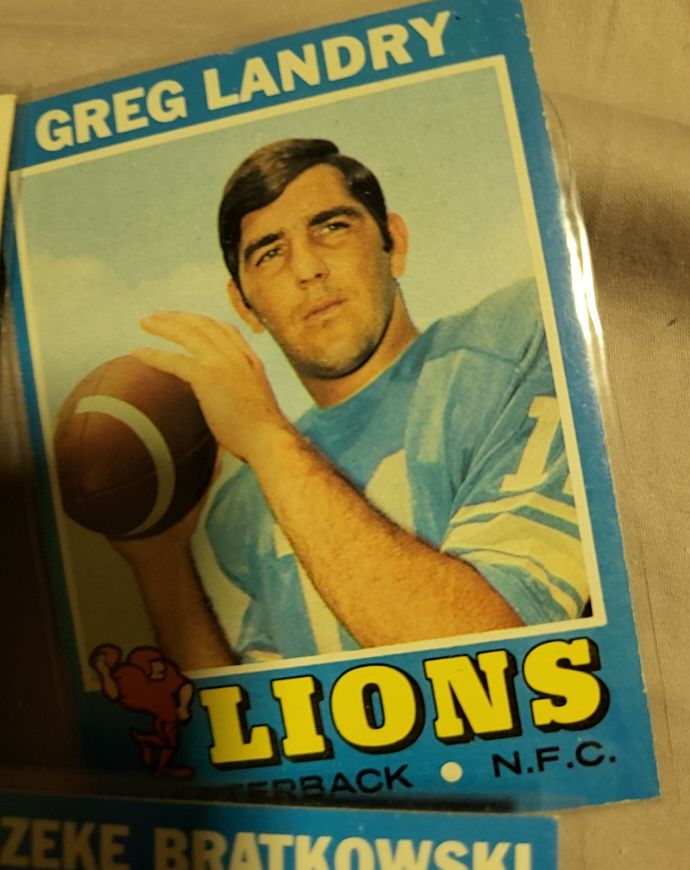 1971 Topps Football #11 Greg Landry — front