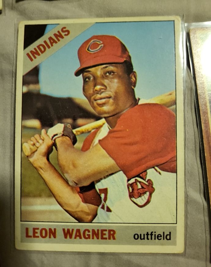 1966 Topps #65 Leon Wagner — front
