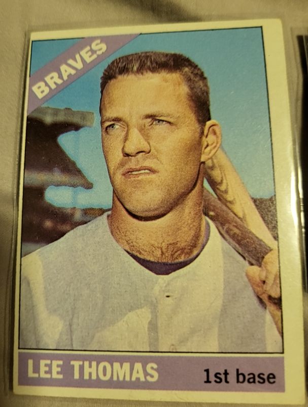 1966 Topps #408 Lee Thomas — front
