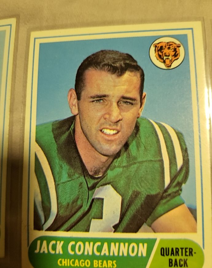 1968 Topps #153 Jack Concannon — front