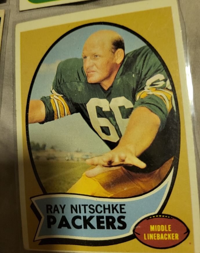 1970 Topps #55 Ray Nitschke — front