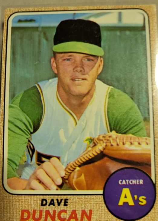 1968 Topps #261 Dave Duncan — front