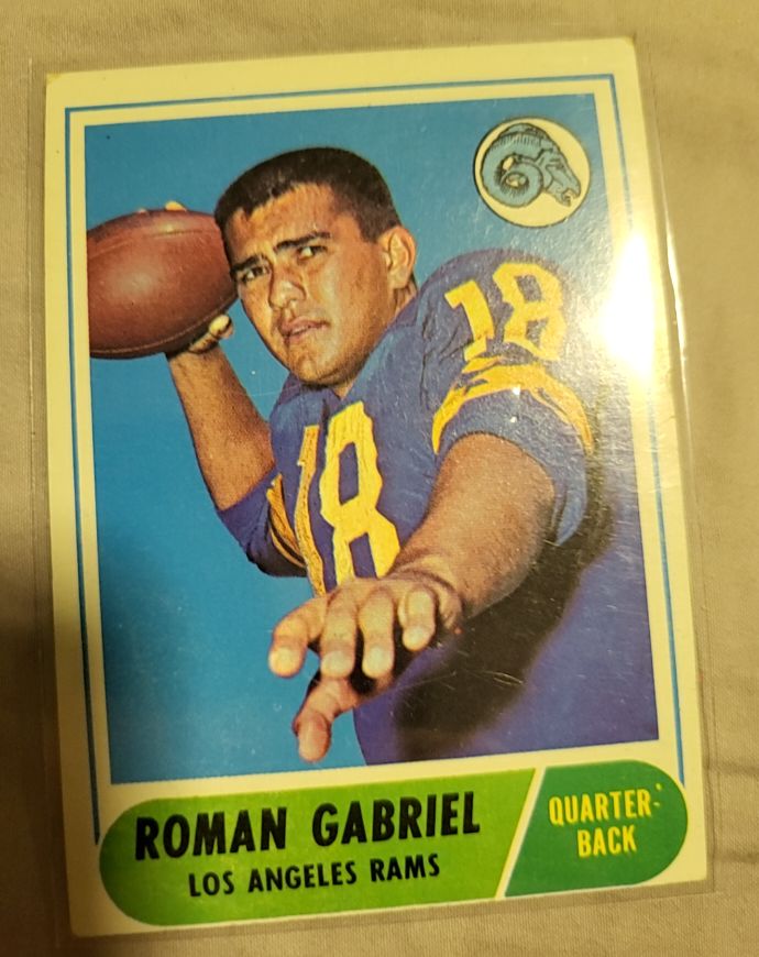 1968 Topps #132 Roman Gabriel — front