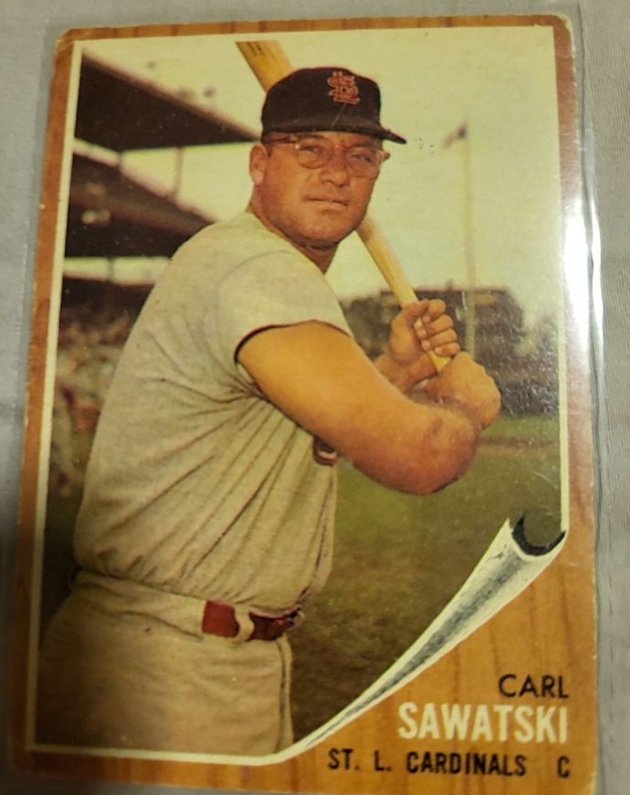 1962 Topps #106 Carl Sawatski — front