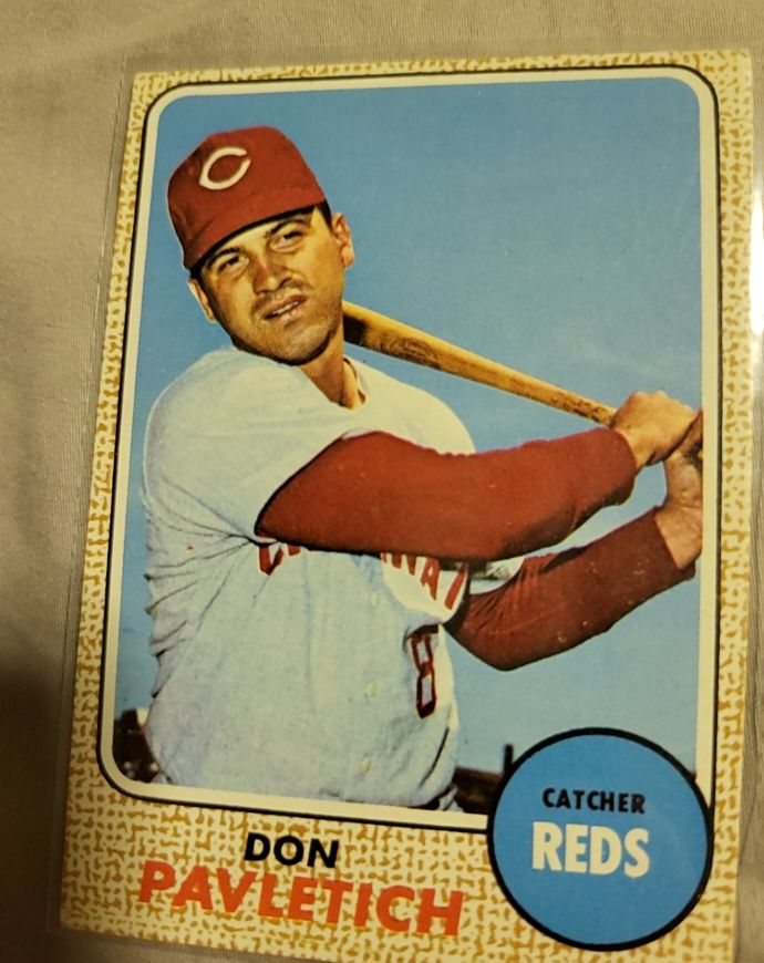 1968 Topps #108 Don Pavletich — front